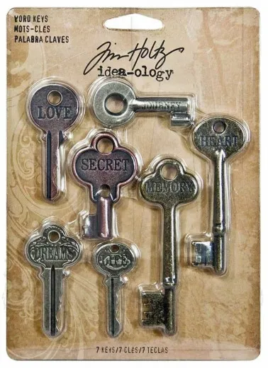 Idea-Ology Metal Word Keys