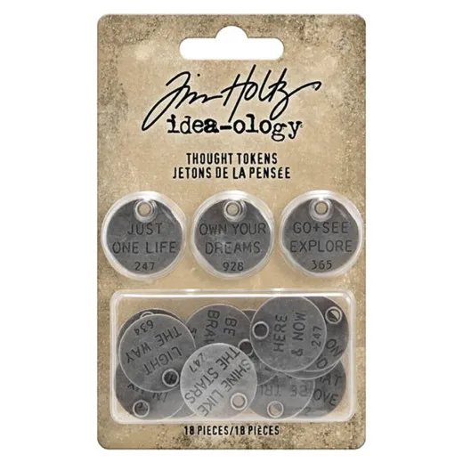 Idea-Ology Metal Adornments - Thought Tokens