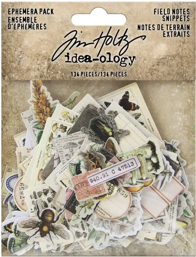 Idea-Ology Ephemera Pack - Field Notes Snippets