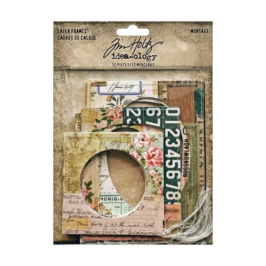 Tim Holtz - Idea-Ology - Layer Frames - Montage