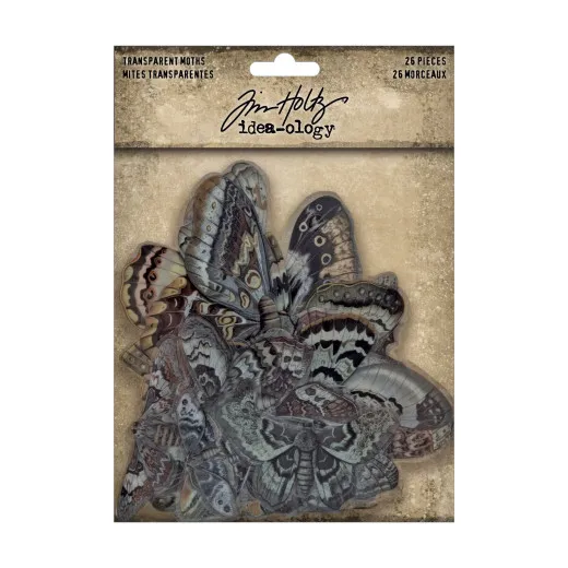 Tim Holtz - Idea-Ology - Transparencies - Halloween, Moths