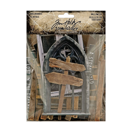 Tim Holtz - Idea-Ology - Chipboard Baseboards - Halloween 2025