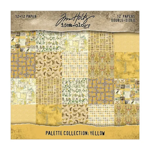 Idea-Ology - 12x12 Paper Pad - Palette Collection - Yellow