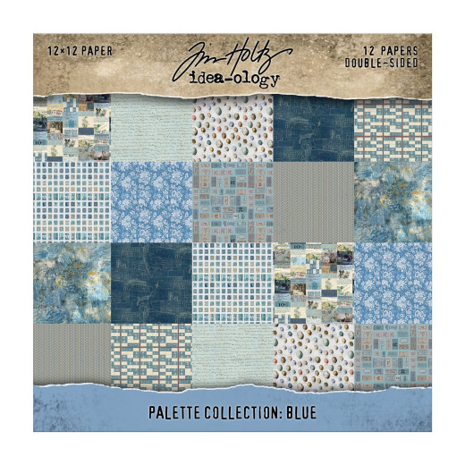 Idea-Ology - 12x12 Paper Pad - Palette Collection - Blue