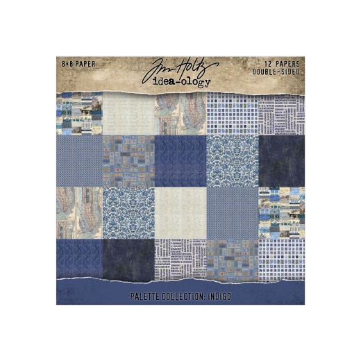 Idea-Ology - 8x8 Paper Pad - Palette Collection - Indigo