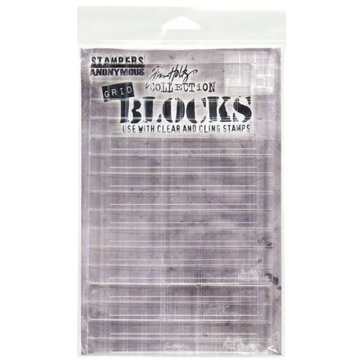 Tim Holtz Acrylic Stamping Grid Blocks