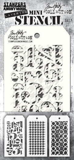 Tim Holtz Mini Layered Stencil Set 7