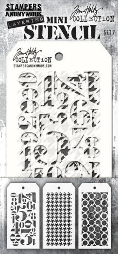 Tim Holtz Mini Layered Stencil Set 7