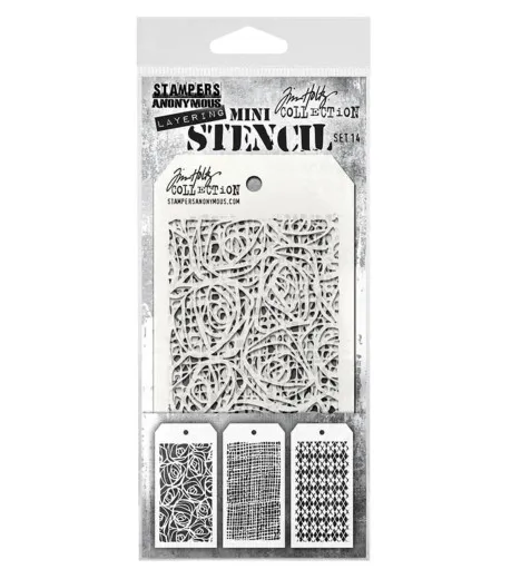 Tim Holtz Mini Layered Stencil Set 14
