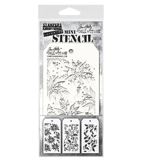 Tim Holtz Mini Layered Stencil Set 19