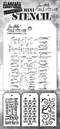 Tim Holtz Mini Layering Stencil Set 23