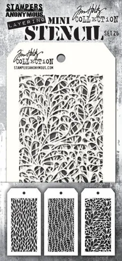 Tim Holtz Mini Layered Stencil Set 26