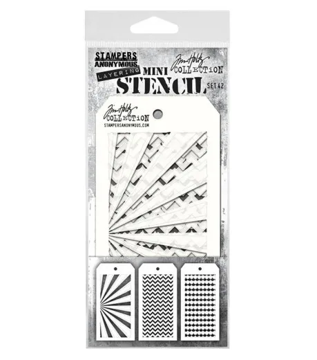 Tim Holtz Mini Layered Stencil Set 42