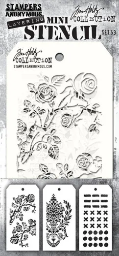 Tim Holtz Mini Layered Stencil Set 53