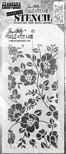 Tim Holtz Layered Stencil - Floral