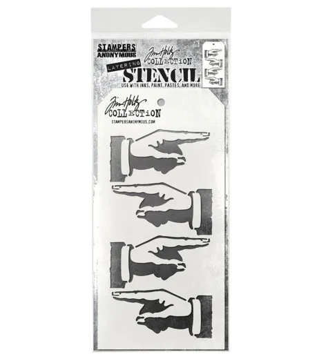 Tim Holtz Layered Stencil - Direction