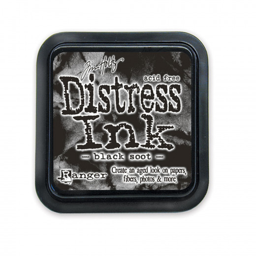 Distress Ink Kissen - Black Soot