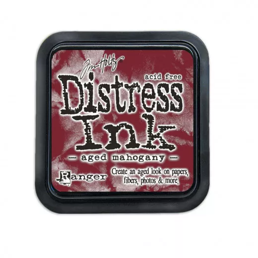 Distress Ink Kissen - Aged Mahogany