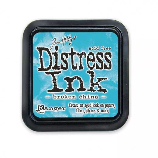 Distress Ink Kissen - Broken China