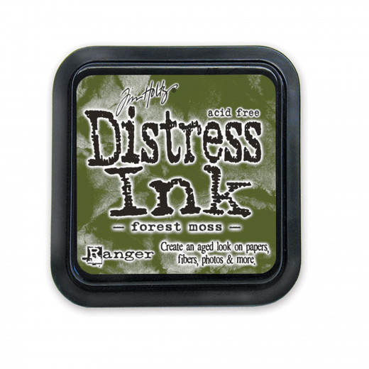 Distress Ink Kissen - Forest Moss