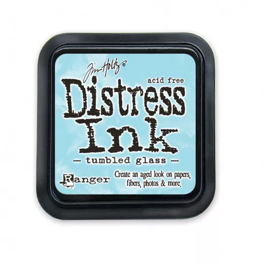 Distress Ink Kissen - Tumbled Glass