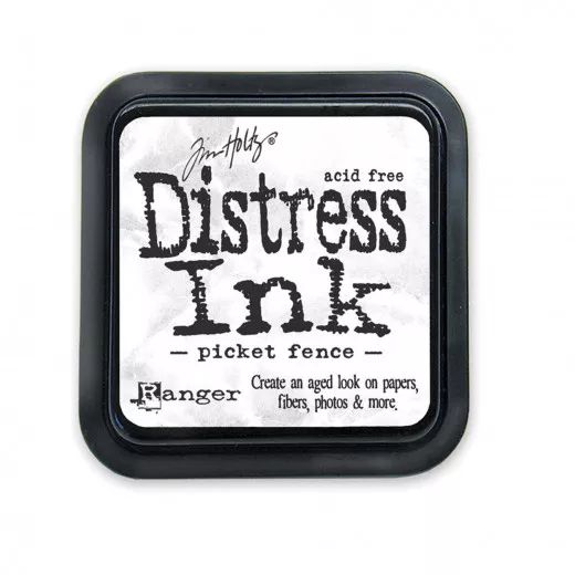 Distress Ink Kissen - Picket Fence