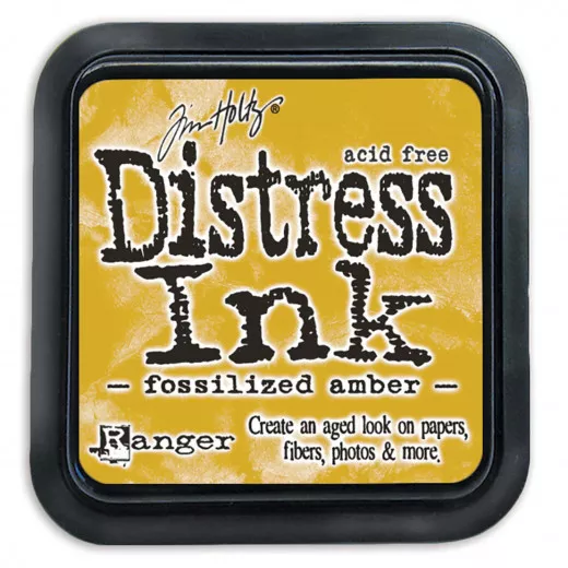 Distress Ink Kissen - Fossilized Amber