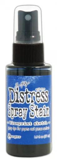 Distress Spray Stain - Blueprint Sketch