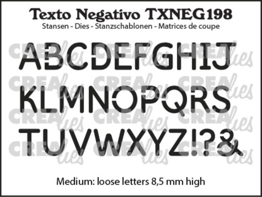 CREAlies Texto Negativo - Alphabet Medium