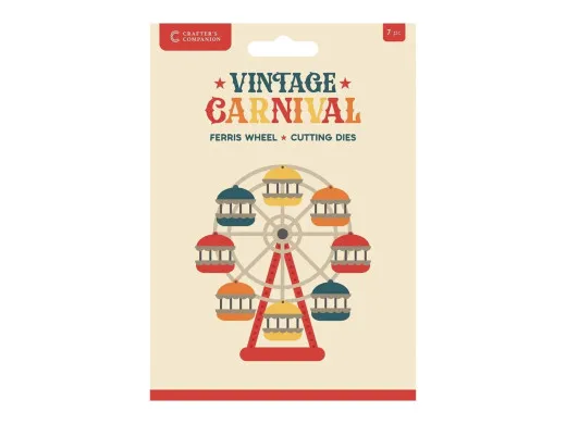 Metal Die - Vintage Carnival - Ferris Wheel