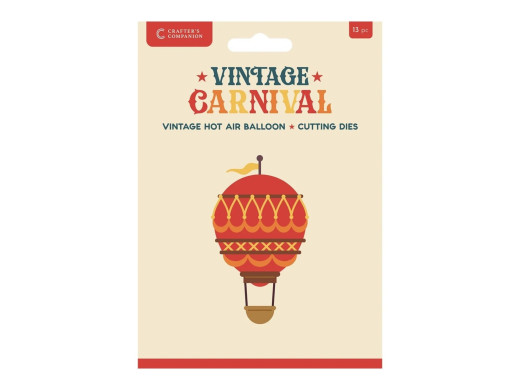 Metal Die - Vintage Carnival - Vintage Hot Air Balloon