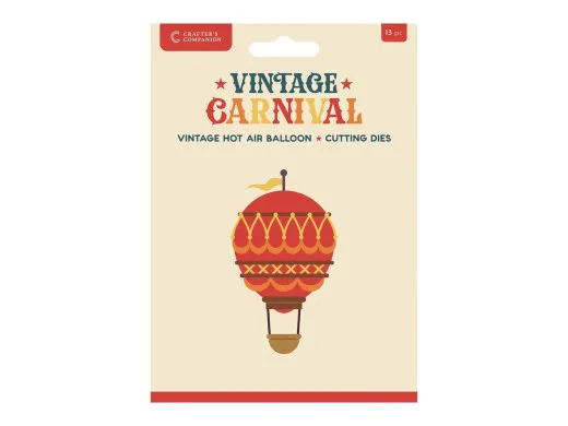 Metal Die - Vintage Carnival - Vintage Hot Air Balloon