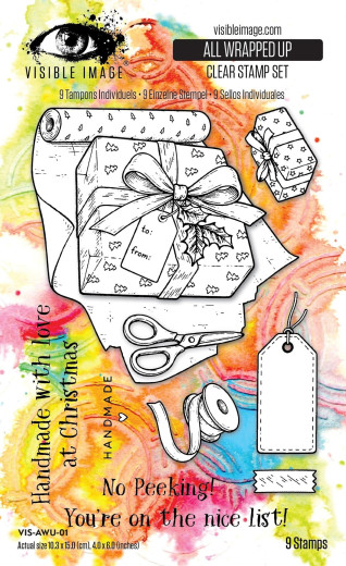 Visible Image - Clear Stamps - Christmas Wrapped Up - All Wrapped Up by Mark Alexander
