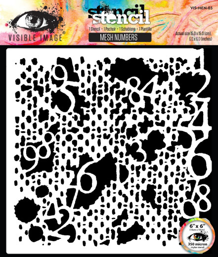 Visible Image - Stencil - Tomorrow's Memories - Mesh Numbers