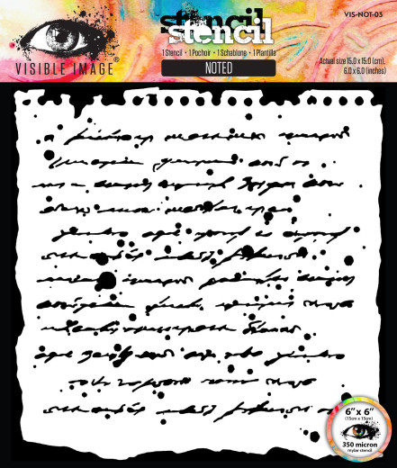 Visible Image - Stencil - Time To Fly - Noted