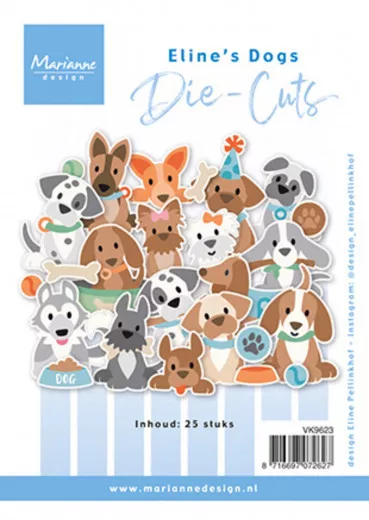 Marianne Design Die-Cuts - Elines Dogs