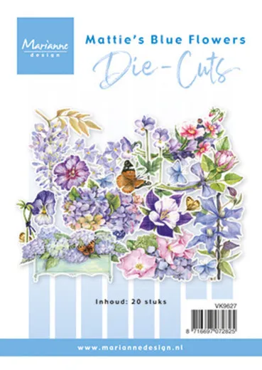 Marianne Design Die-Cuts - Mattie's Blue Flowers
