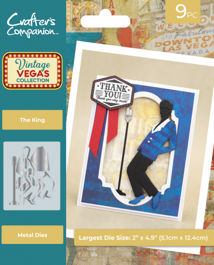 Metal Cutting Die - Vintage Vegas - The King