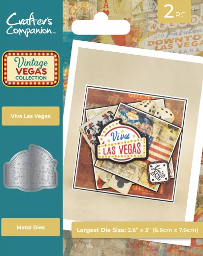 Metal Cutting Die - Vintage Vegas - Viva Las Vegas 