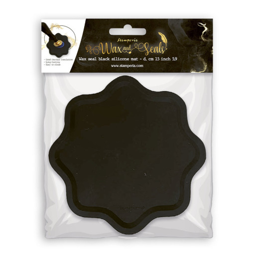 Stamperia - Wax and Seals - Black Seal Mat