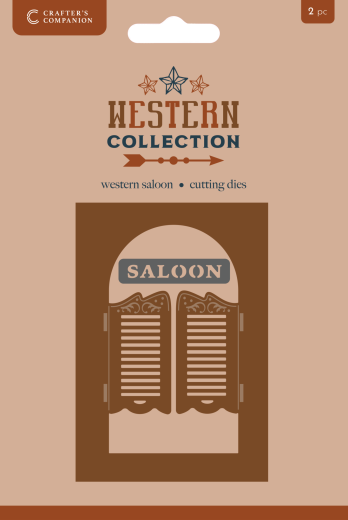 Metal Die - Create-a-Card - Western Collection - Western Saloon