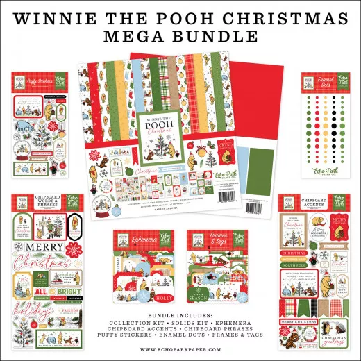 Carta Bella Christmas Mega Bundle - Winnie The Pooh