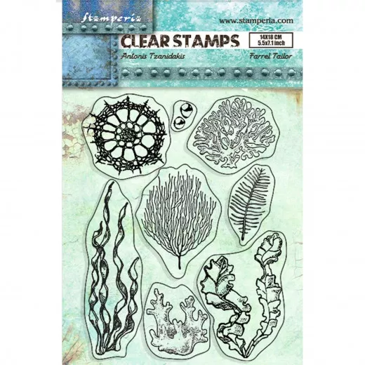 Stamperia Clear Stamps - Songs of the Sea - Corals