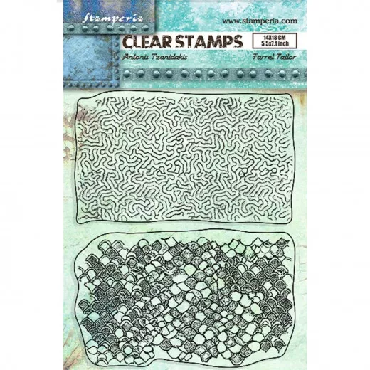 Stamperia Clear Stamps - Songs of the Sea - Double Texture