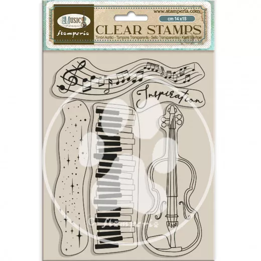 Stamperia Clear Stamps - Music - Violin