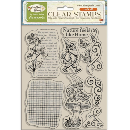 Stamperia Clear Stamps - Hidden Grove - Gnome