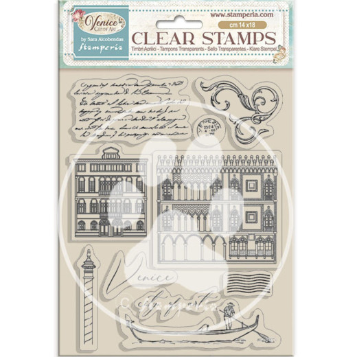 Stamperia Clear Stamps - Venice City of Art - Elements