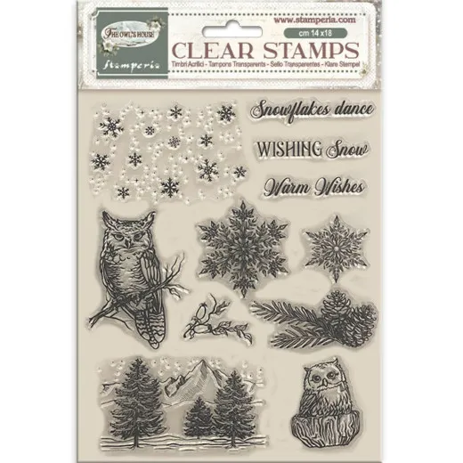 Stamperia Clear Stamps - The Owl's House