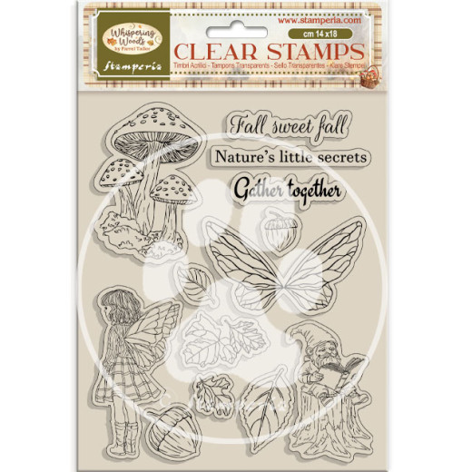 Stamperia Clear Stamps - Whispering Woods - Mushrooms and Fairies