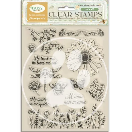 Stamperia Clear Stamps - Daisy Art